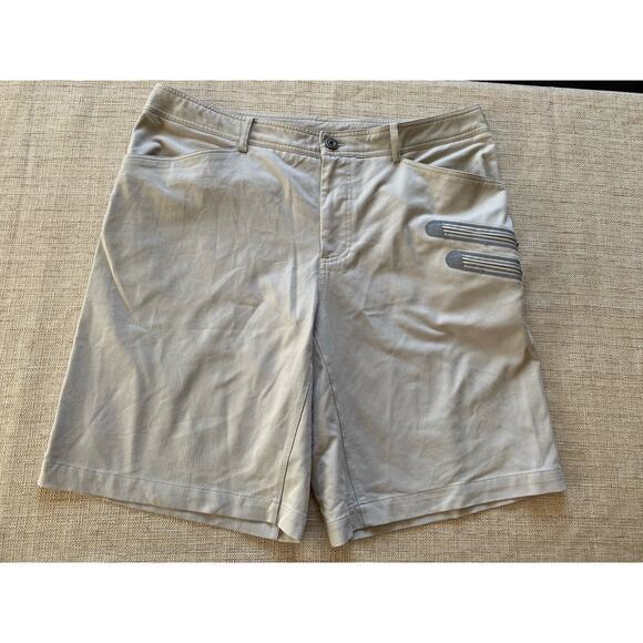 LULULEMON Shorts Performance Chino Beige Tan Men's POSIBLE XL - Picture 1 of 5